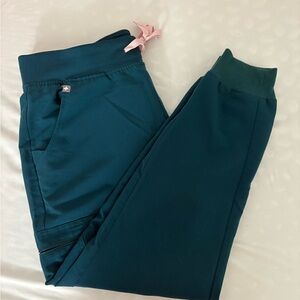Figs Teal Zamora Jogger Scrub Pants (Size: MP)